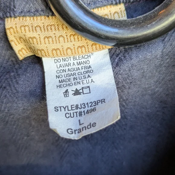 Minimi Jacket Black Striped Double Breasted - Picture 2 of 12